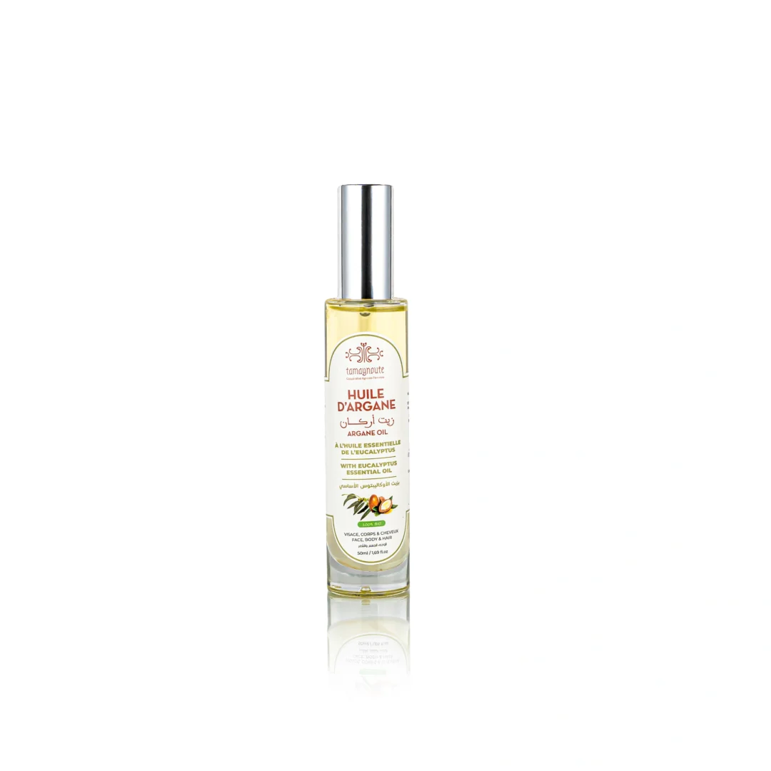 Huile d'argan a l'eucalyptus