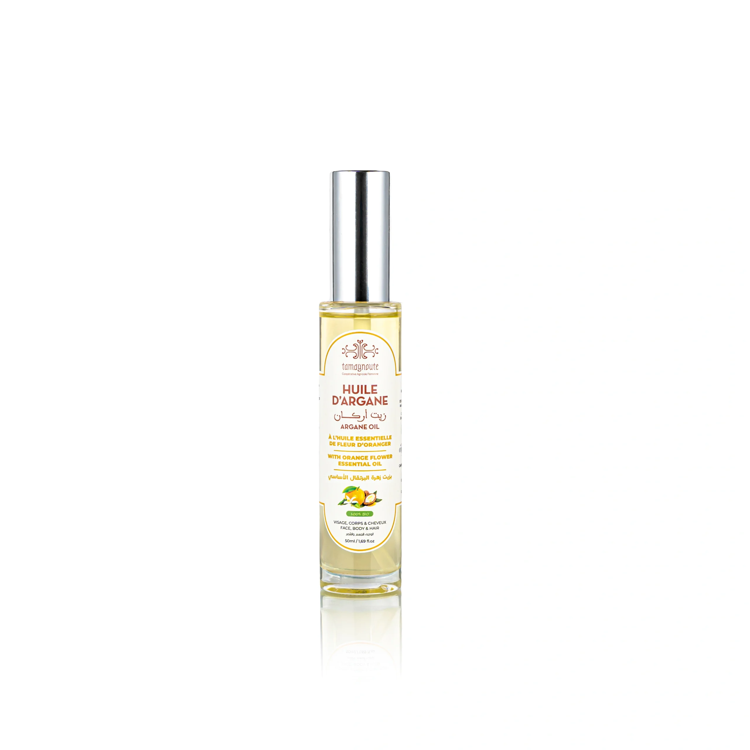 Argan oil with orange blossom oil