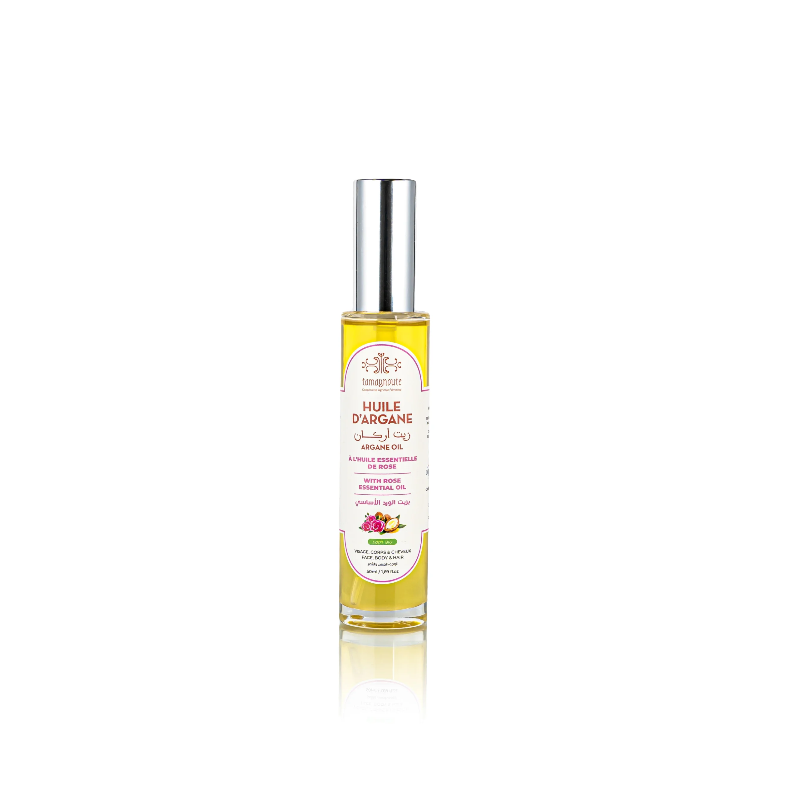 Argan oil with rose oil