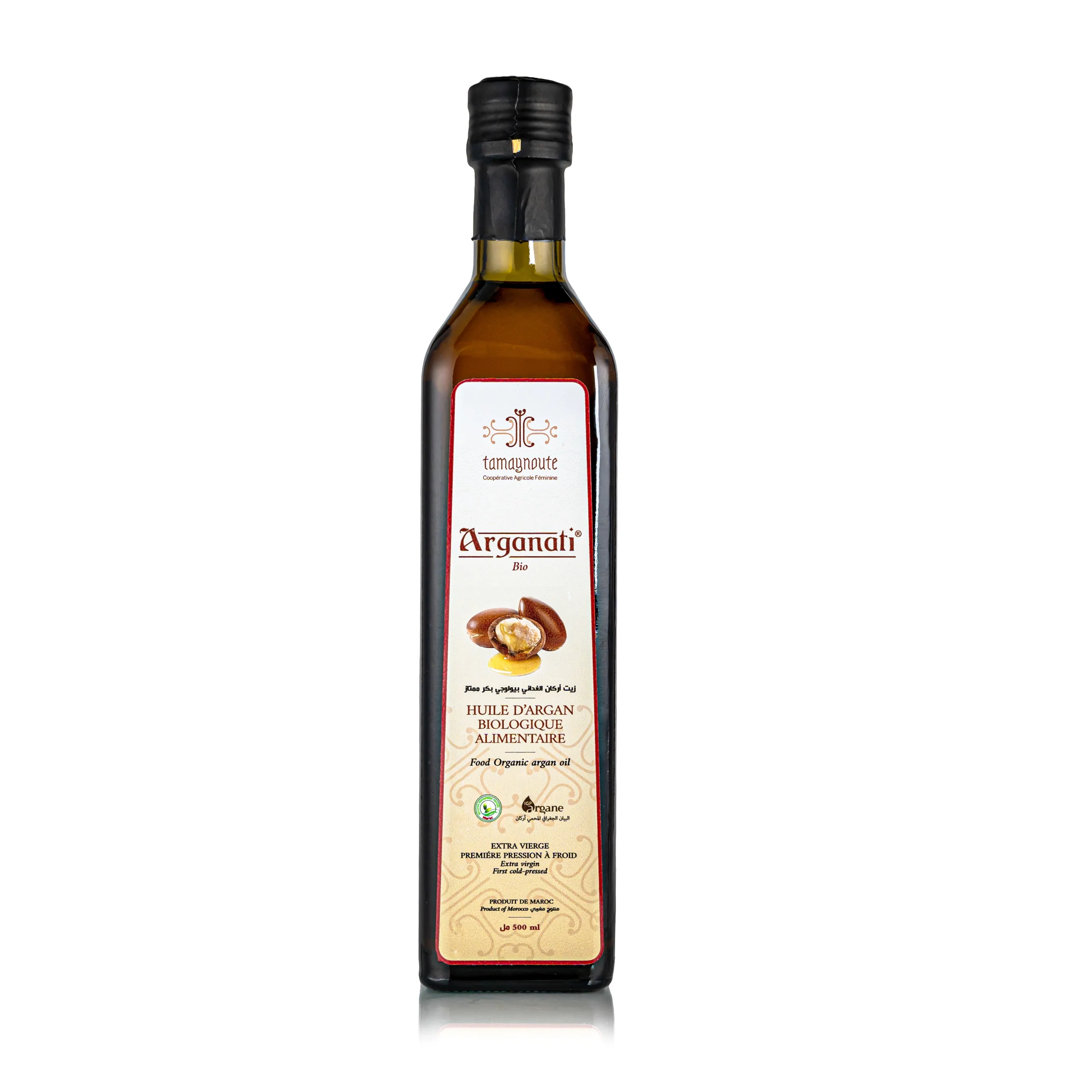 Huile d’argan alimentaire 500 ml