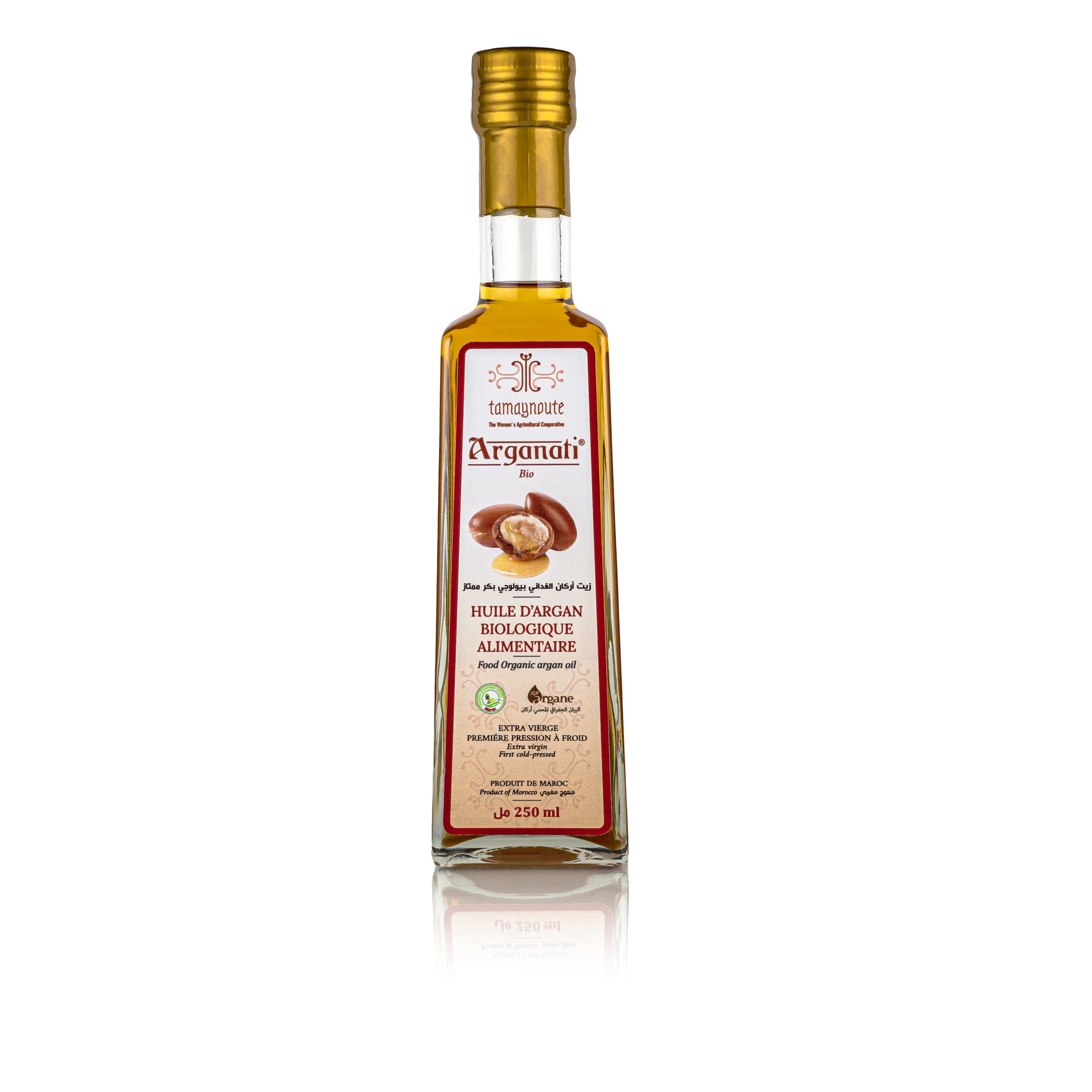 Huile d’argan alimentaire 250 ml